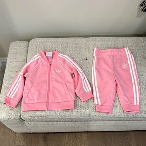 Adidas baby girl track suit